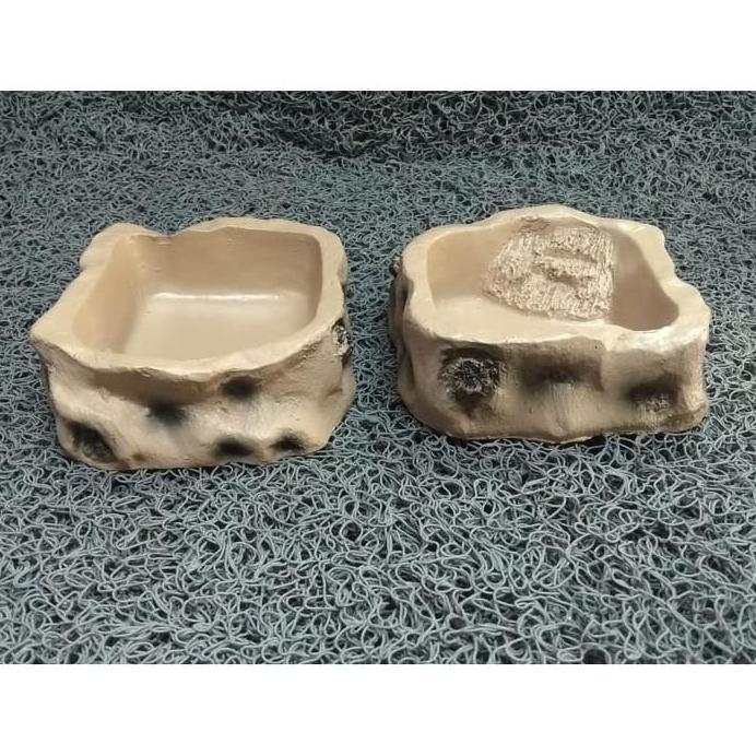 Water Dish Reptile Panana Snake Gecko BD Ular Kadal Resin NOMOY NS-83