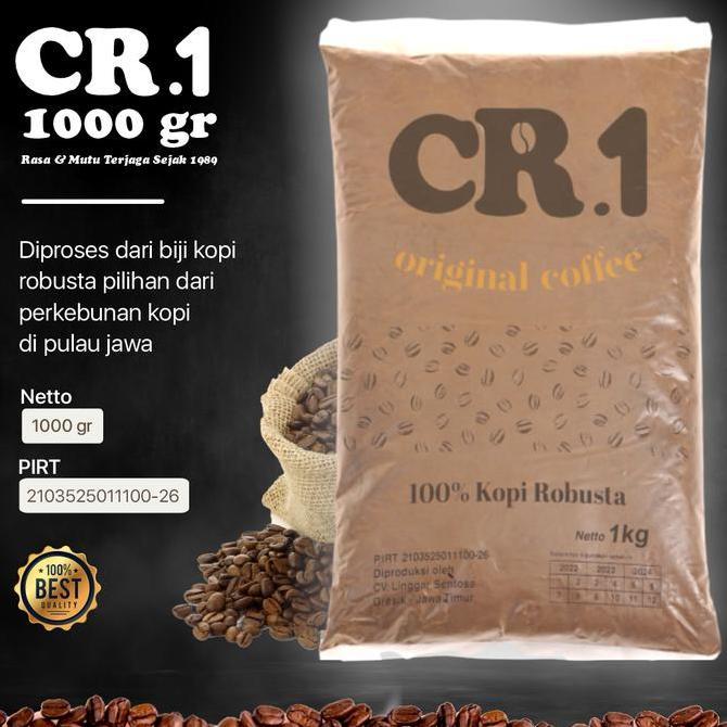 Kopi Bubuk CR1 Original Kemasan 1kg / Coffee Instan Enak Robusta Asli
