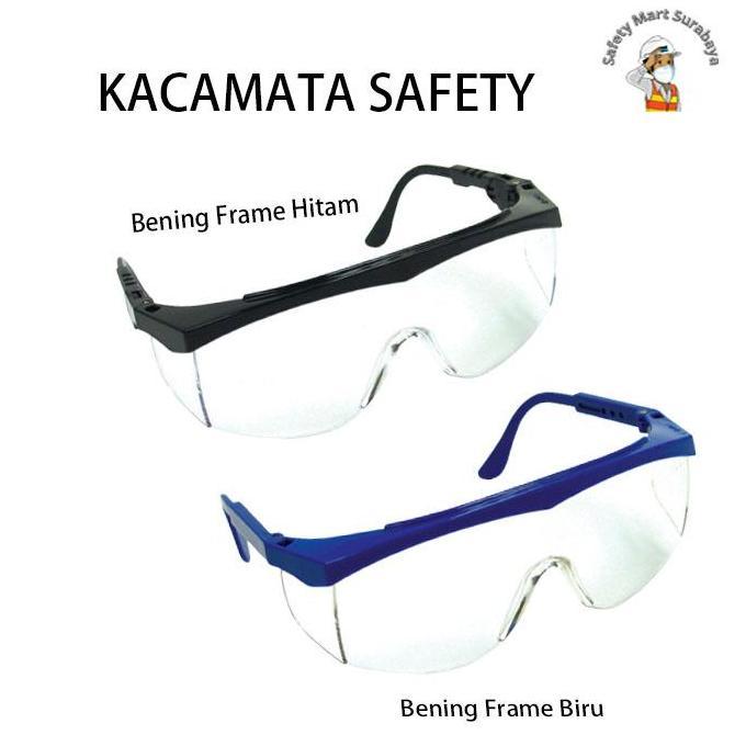 Kacamata Safety Bening / Kacamata Safety Kerja / Safety Glasses