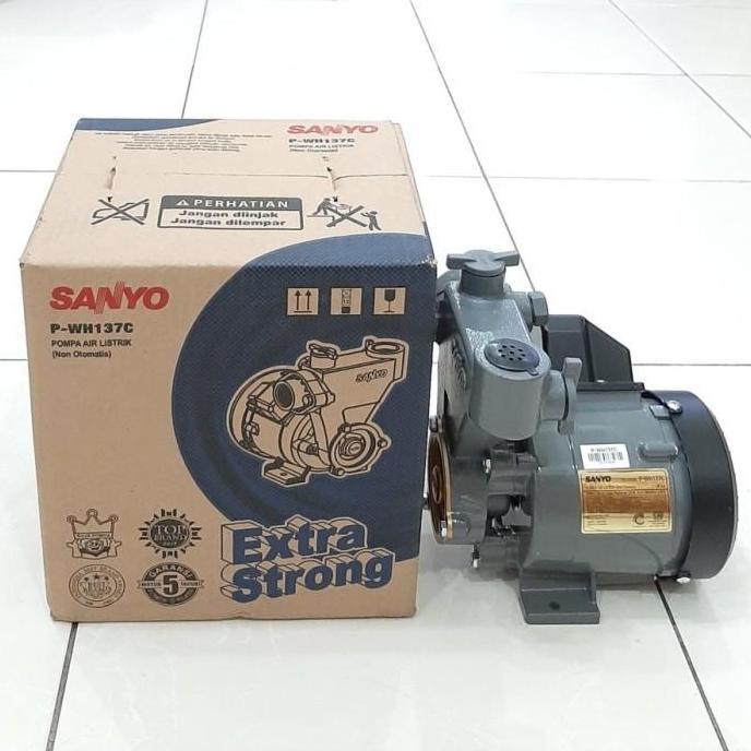 POMPA SANYO PWH 137 C / POMPA AIR SUMUR DANGKAL SANYO 125 WATT MANUAL