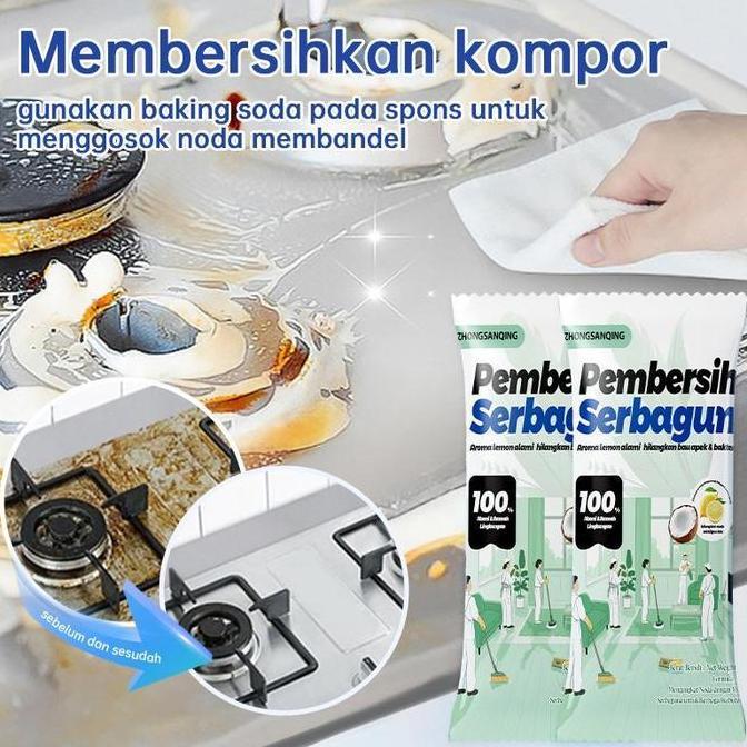 ZHONGSANQING Pembersih multifungsi bersih seketika/ pembersih kulkas/Pembersih Kerak Keramik Kamar M