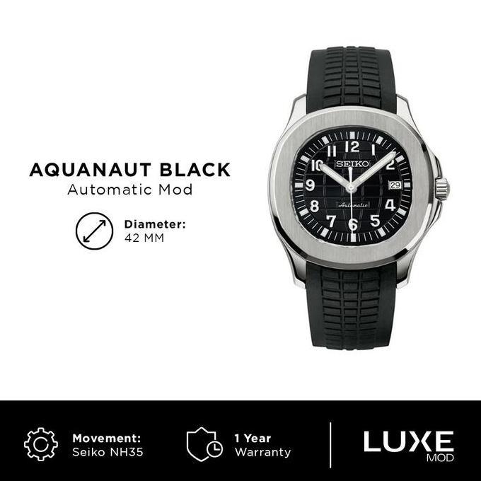 Seiko Aquanaut Black NH35