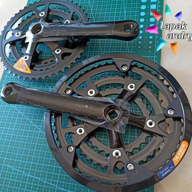 Crank Shimano VIA Japan Exage 400LX FC-M400 Biopace-SG Oval