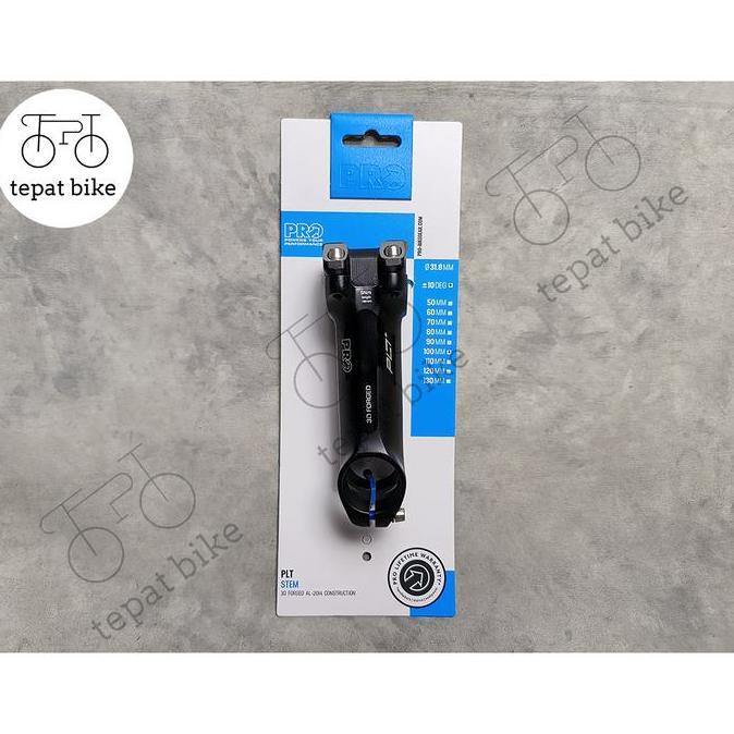 Stem Sepeda Road Bike PRO PLT Alloy 100mm 130mm 10 DegreeDerajat -135gr