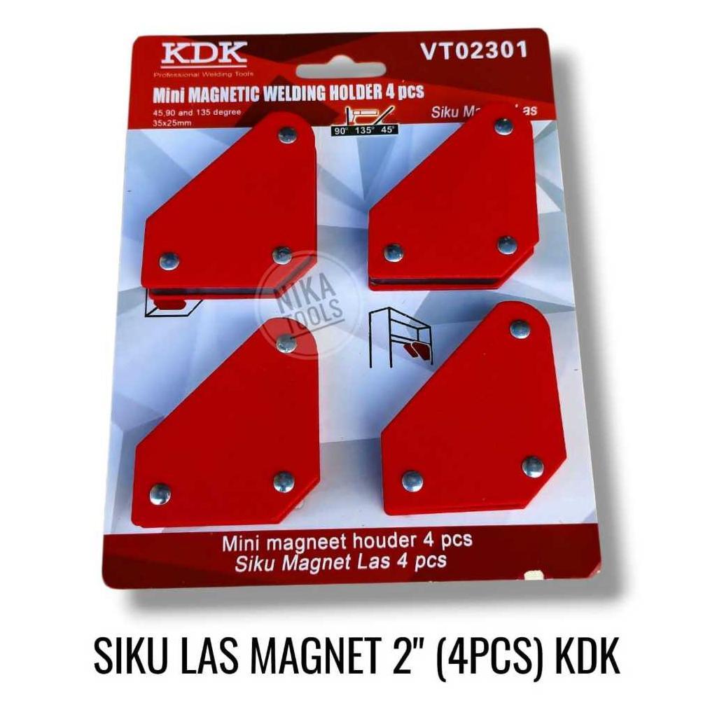 NEW Siku Magnet Las 2 Inch 9 lbs Magnetic Welding Holder 2 " KDK [terbaik][terlaris]