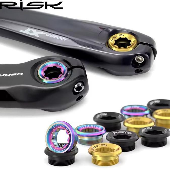 Risk Titanium Baut M20 Arm Crank Shimano Deore SLX XT XTR Ultegra Baut Crank Sepeda RT122