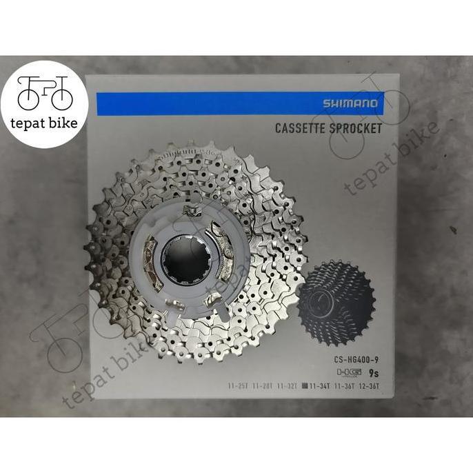 Sprocket Cassette Shimano CS-HG400 9 Speed 11 - 34T / Sproket Shimano HG400 9 Speed 34T