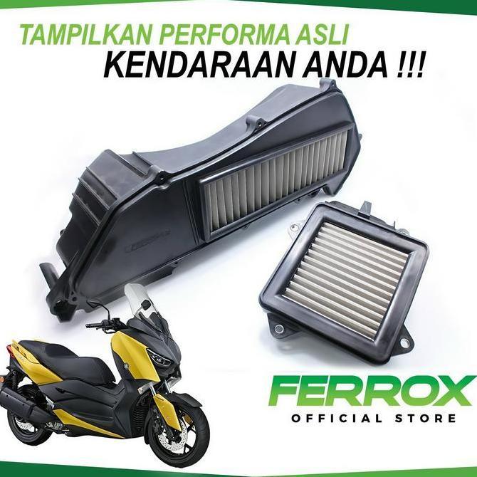Promo Ferrox Filter Udara Mesin & Cvt Yamaha Xmax 250Cc (Set) Connected
