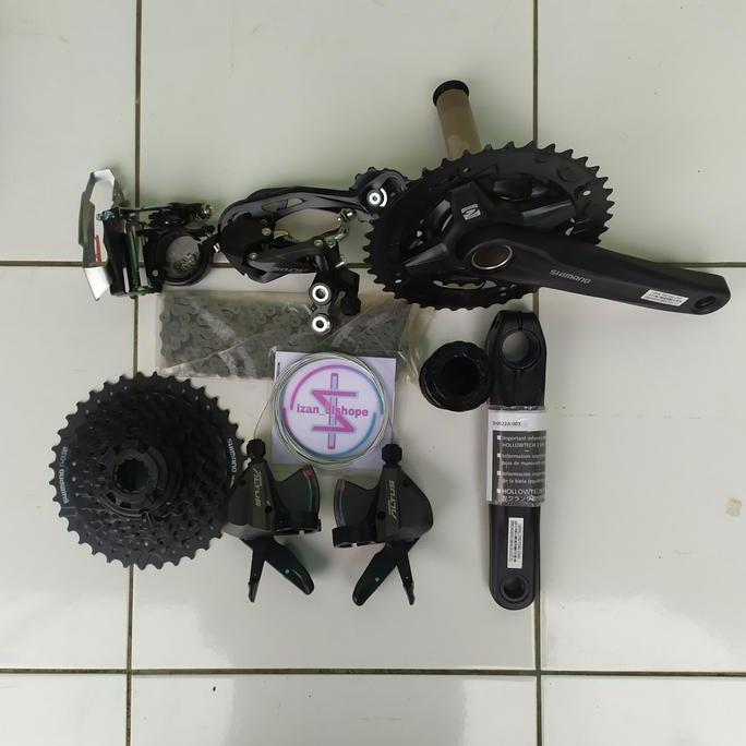 Grupset Groupset Shimano ALTUS M2000 9 Speed Hollowtech