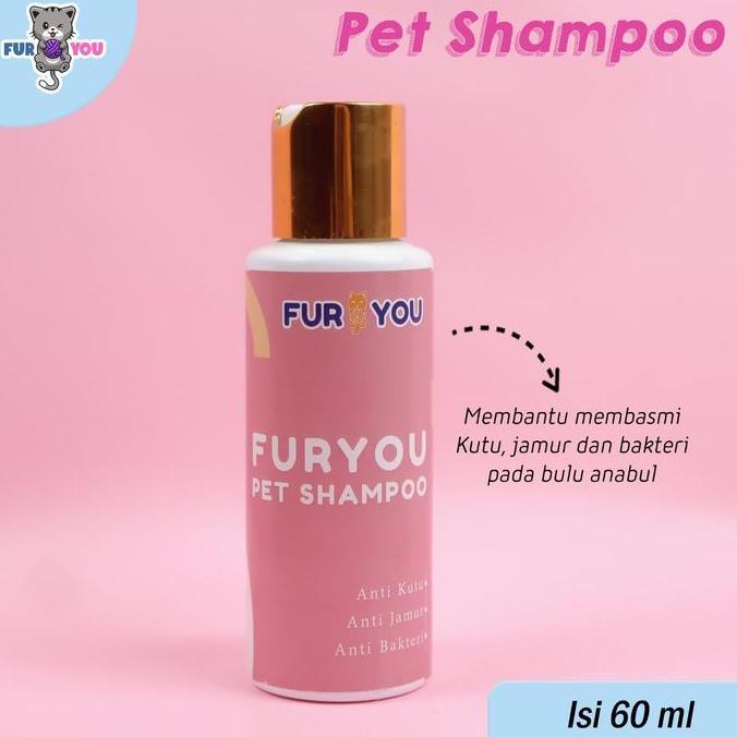 Gennew- Aomi- Pet Shampoo Anti Kutu Dan Anti Rontok Pada Anabul