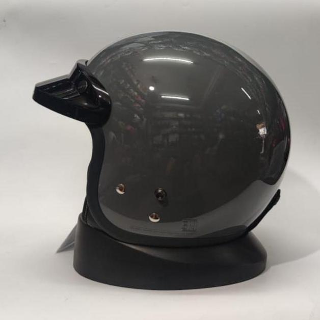 HELM CARGLOSS CFM 1 SOLID DARK GREY + PET GLOSSY CARGLOSS Motorcycle
