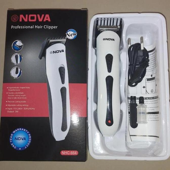 JAVAMIGARA55 - COD MESIN ALAT CUKUR POTONG RAMBUT JENGGOT KUMIS NOVA NHC-9011 CAS CHARGER ELEKTRIK P