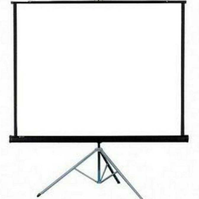Layar Proyektor Tripod 70 inch ( Tripod Screen Projector 70")