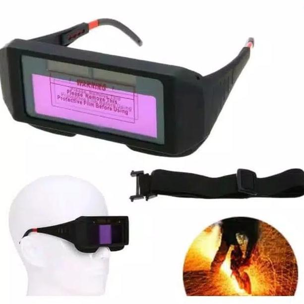 NEW Kacamata Las Otomatis Kacamata Welding Glasses Auto Darkness Kacamata Tukang Las Anti Silau Sola