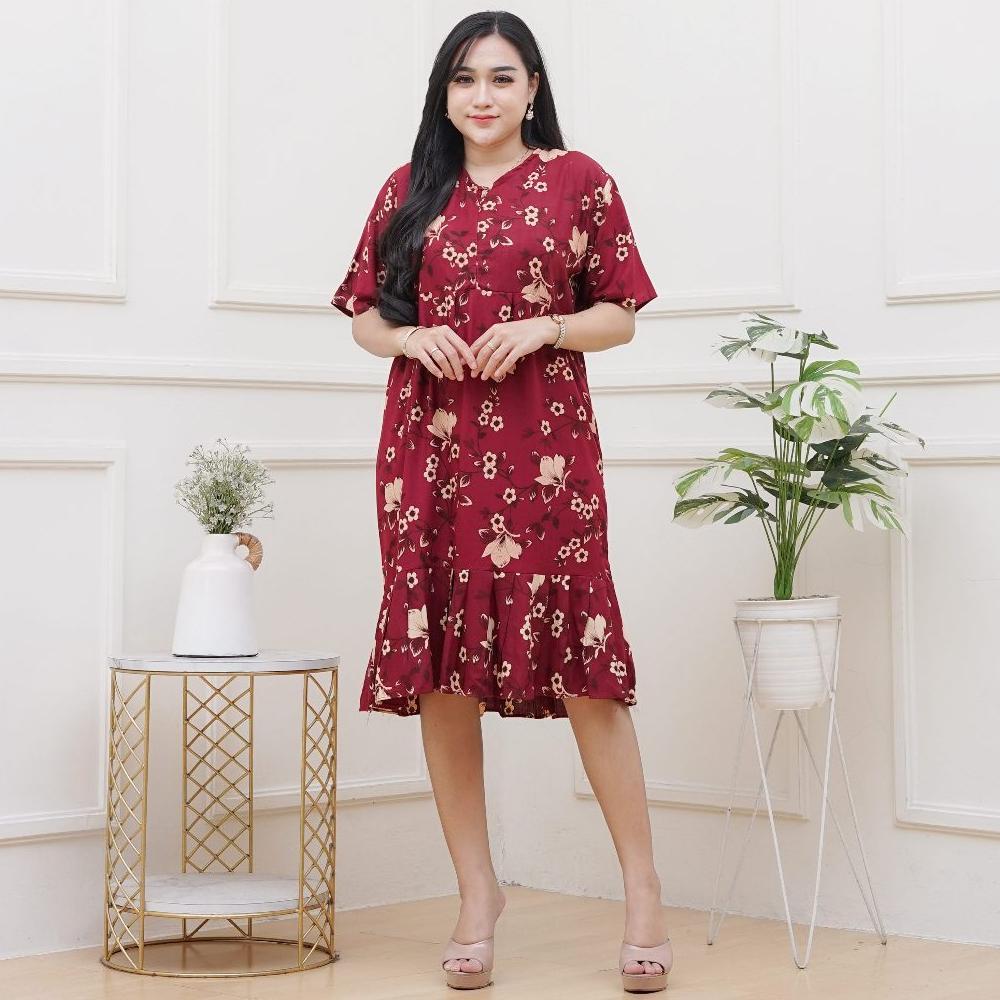 Flash Sale Daster Busui Friendly Mini Terbaru Kekinian Dress Sexy Rempel Bawah