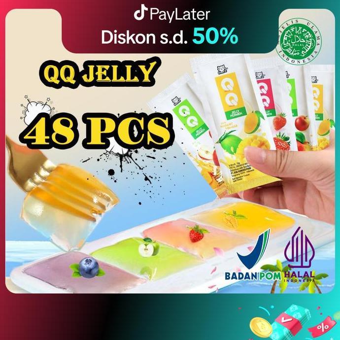 Galax- Leggero- Qq Jelly Permen Isi 48 Pcs Ada Free Kotak Kemasan Rasa Yougurt Mangga Yoghurt Stober