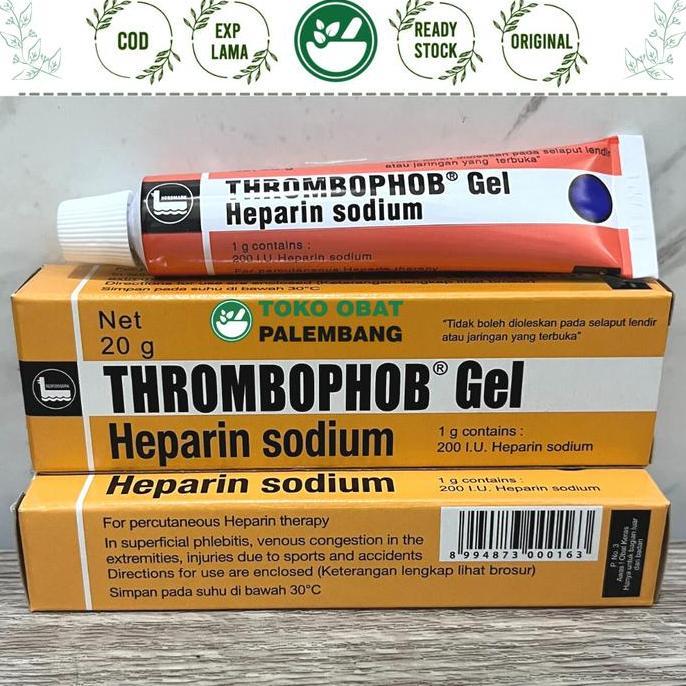 Muskel- Thrombophob Gel 20G Heparin Sodium Memar Lebam