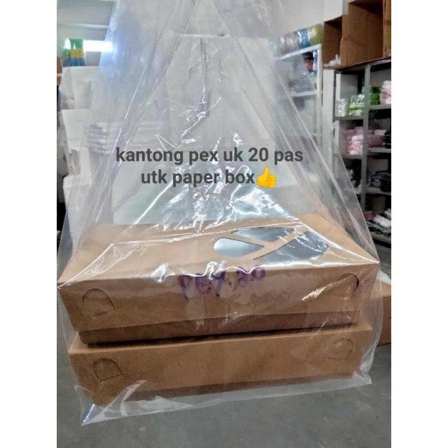 Slag- Kresek Pe Bening Besar 35/40 / Kantong Plastik Pe Bening Besar 35/40 / Kresek Pex Bening Besar