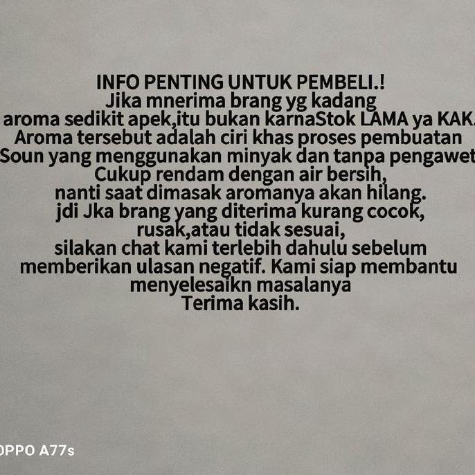 Nui- Paket Isi 3Pcs-10Pcs Mie Soon Sohun Khas Klaten Cap Bintang Dari Manjung Klaten, Tolong Baca Di