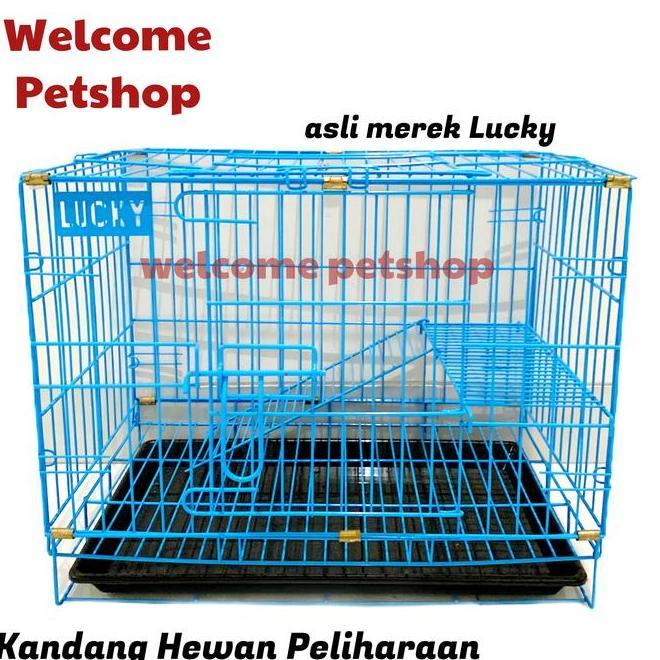 Kandang Peliharaan Kandang Untuk Anjing Kucing Kelinci Kandang Dua Tingkat