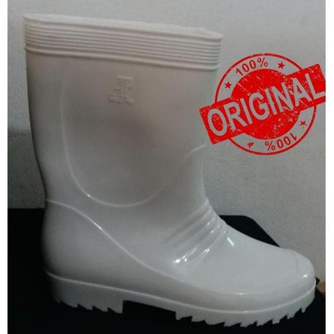Cip- Sepatu Boots Ap Putih Pendek