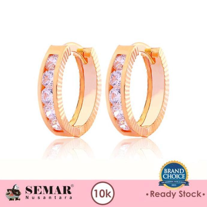 Tevanikarya - Anting Emas Jepit Listic Glow And Shine Gold 10K Semar Nusantara