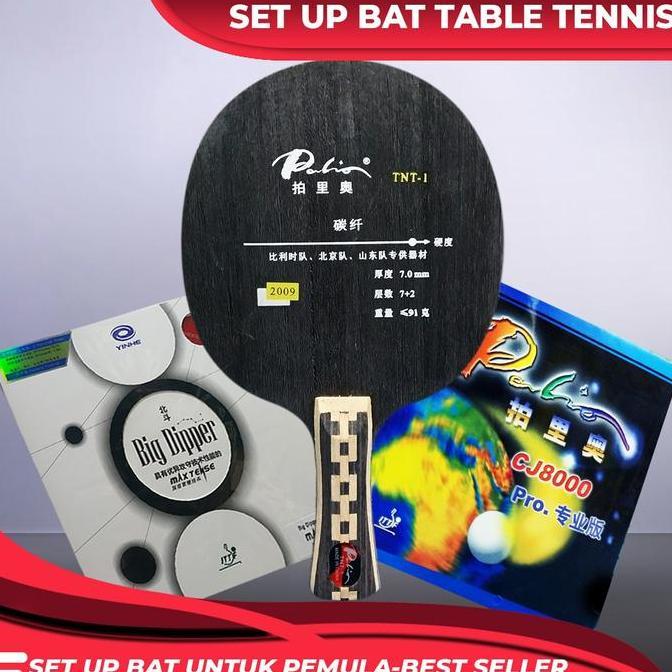 Setup Tenis Meja Pingpong Palio TNT-1 Carbon Big Dipper CJ8000 Pro