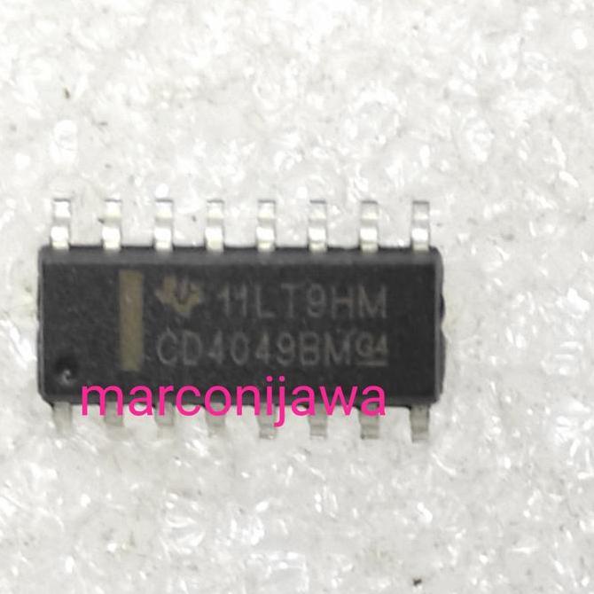 CD4049BM ic smd tempel