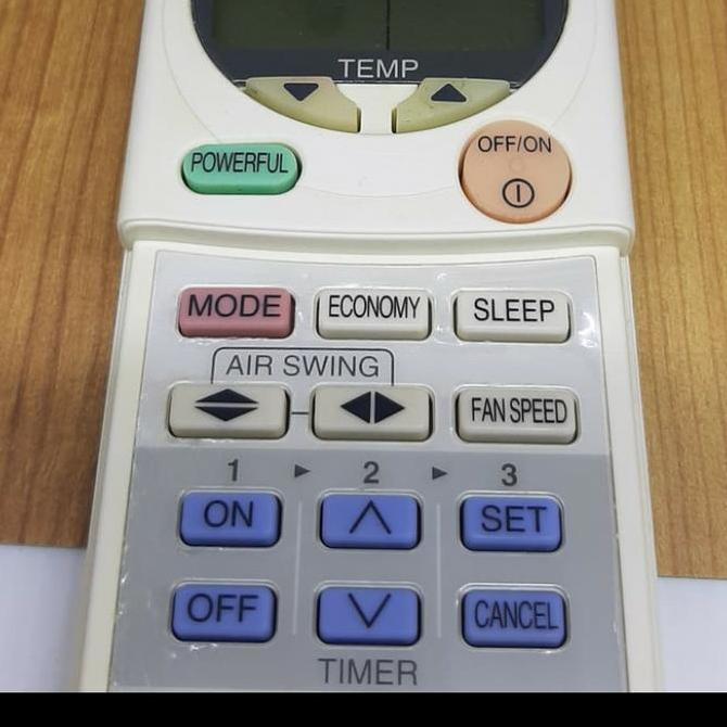 REMOTE REMOT AC NATIONAL A75C2183 POWERFULL ORIGINAL ASLI