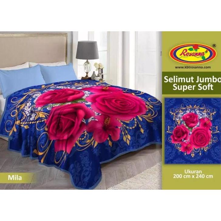 Selimut Rosanna Jumbo Super Soft Uk. 200X240 Cm