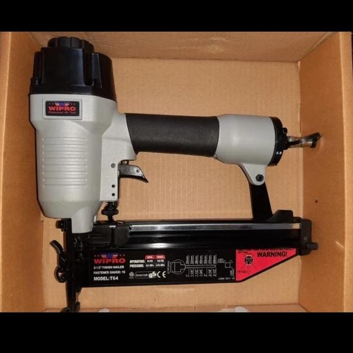 Wipro Air Nailer T64 alat tembak paku kayu keras T-64 gun paku angin