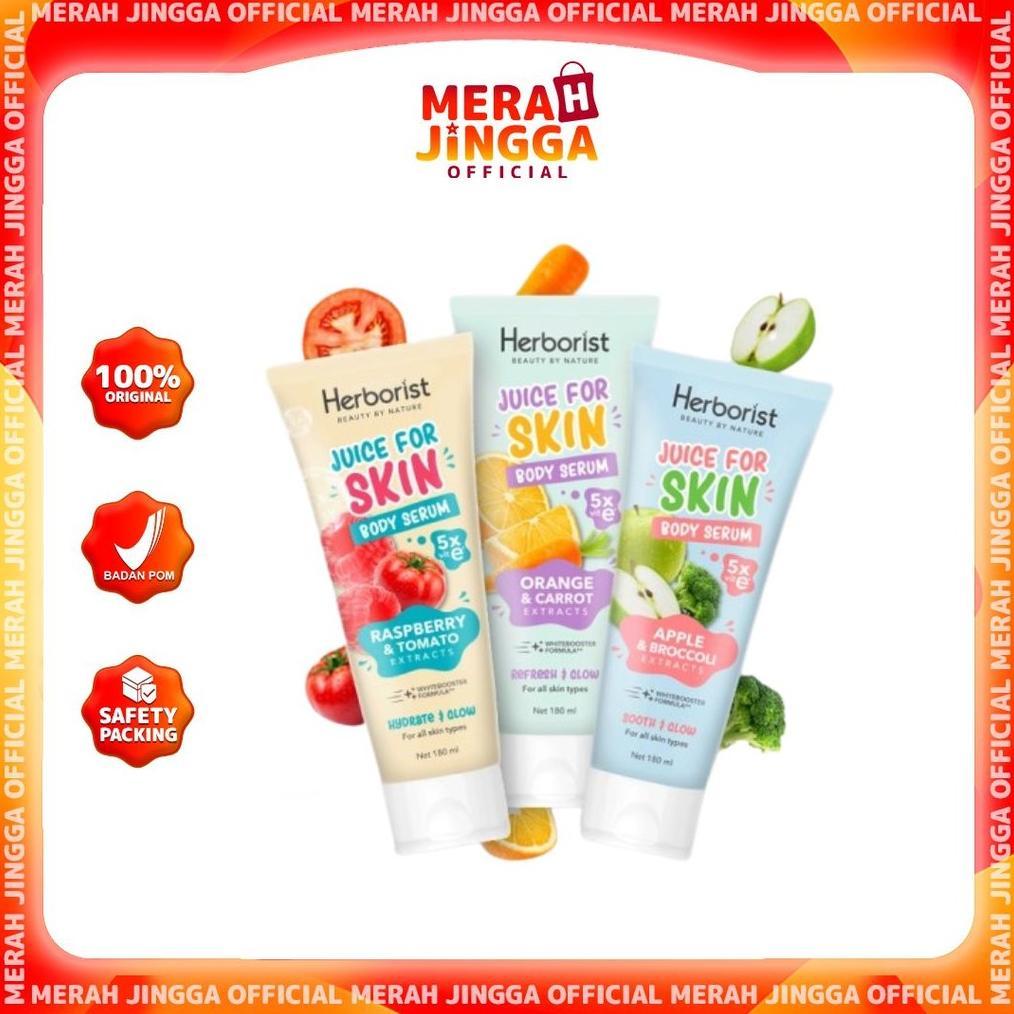 Herborist Juice For Skin Series | Body Serum - Exfoliating Gel - Face Scrub | Merah Jingga Official