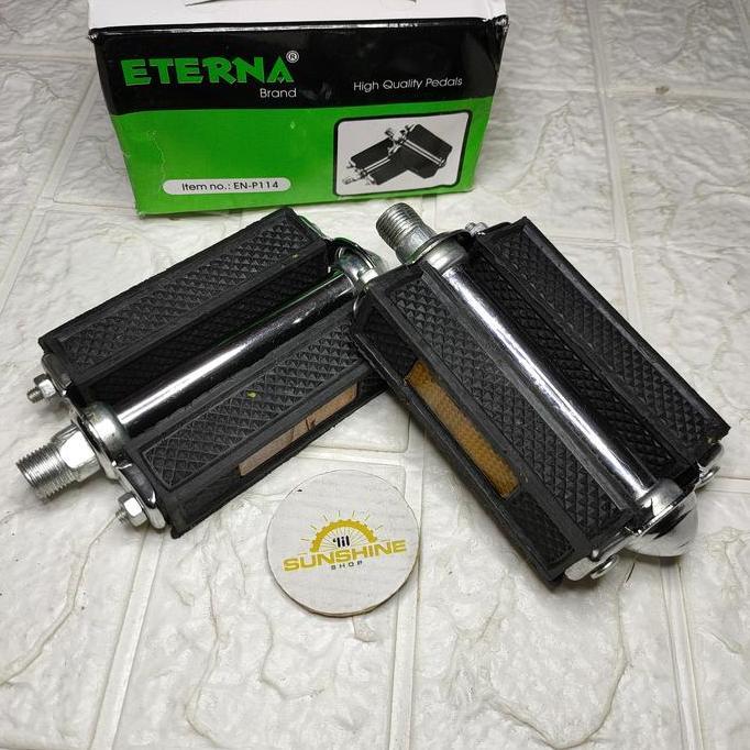 Pedal Karet ETERNA EN-P115 As Besar Untuk Sepeda Pancal Onthel Mini Phoenix Ontel Jengki Jadul murah