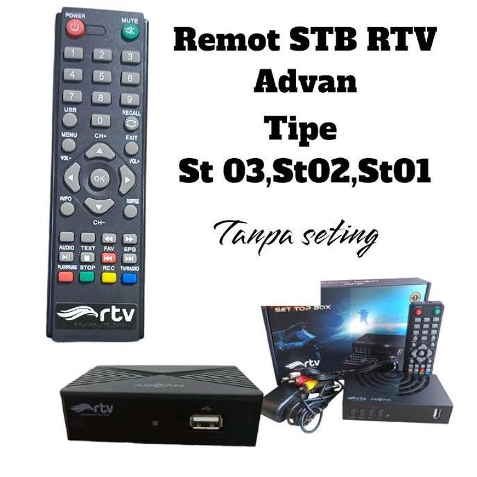 Remot Stb advan Rtv/Remote set top box Rtv advan