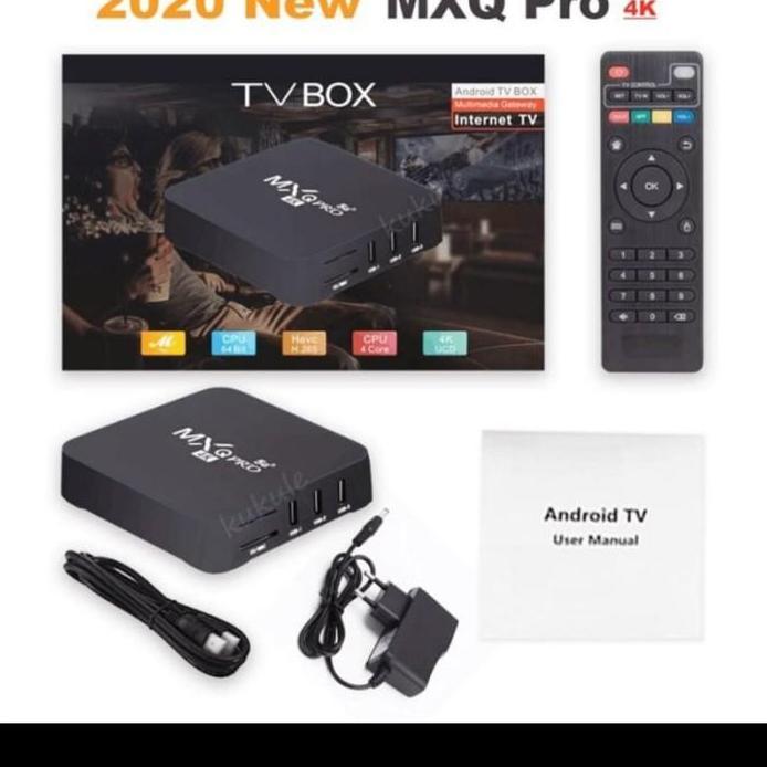 ( BISA COD ) TV BOX ANDROID MXQ SET TOP BOX RAM 8 FREE HDMI