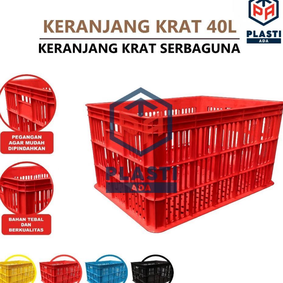 Krat 40 Liter - Krat Piring Buah / Keranjang Pakaian / Krat Serbaguna