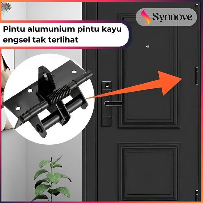 Door Closer Otomatis Metal Engsel Pintu Koboi Penutup Pintu Otomatis Engsel Lemari Pintu Kayu murah