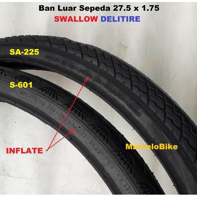 Ban Luar Sepeda 27.5 x 1.75 Swallow Ban Luar Swallow 27.5 x 1.75 murah