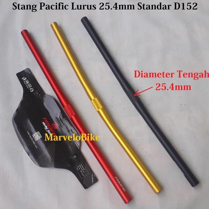 HandleBar Flat Bar Pacific Stang Sepeda Lipat MTB Pacific 25.4mm Lurus murah