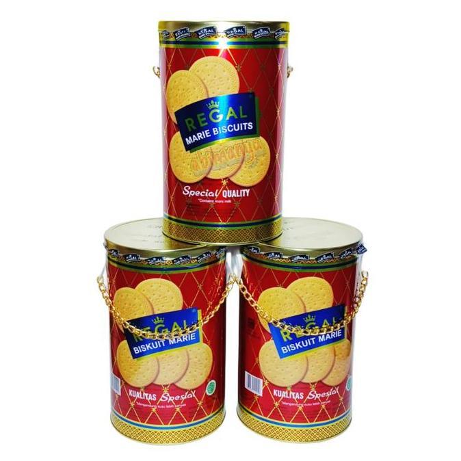 Biskuit Marie Regal Kaleng Besar 1000 Gr