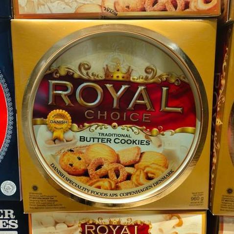 Royal Choice Butter Cookies 960Gr | Biskuit | Wafer | Kaleng Besar