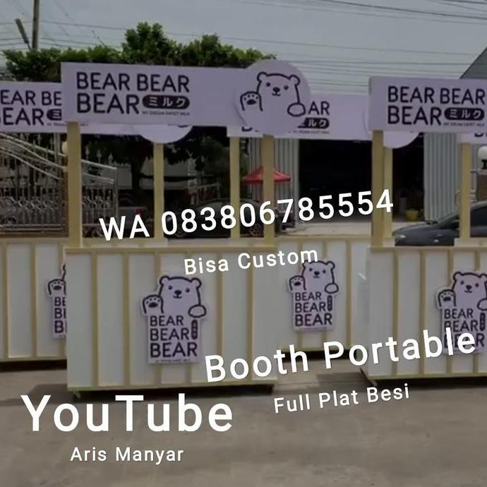 Terlaris Booth Portable Besi, Booth Jualan, Stand Jualan