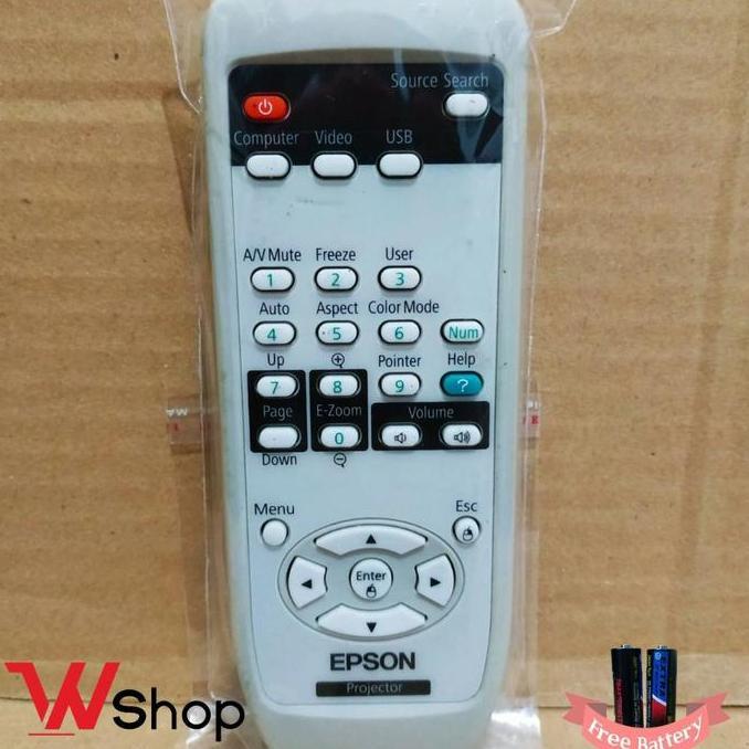 Remot Lcd Proyektor Projector Epson Original