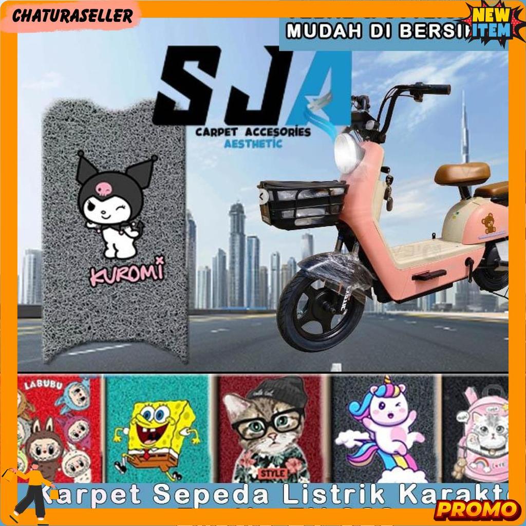 Karpet Mie Karakter Selis Exotic Ev 928 Sepeda Motor Listrik Murah Meriah