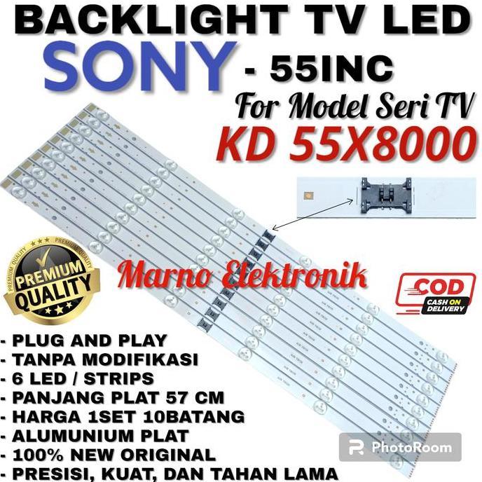 BACKLIGHT TV LED SONY 55 INC INCH KD 55X8000 KD-55X8000 KD 55X8000 BL A2162