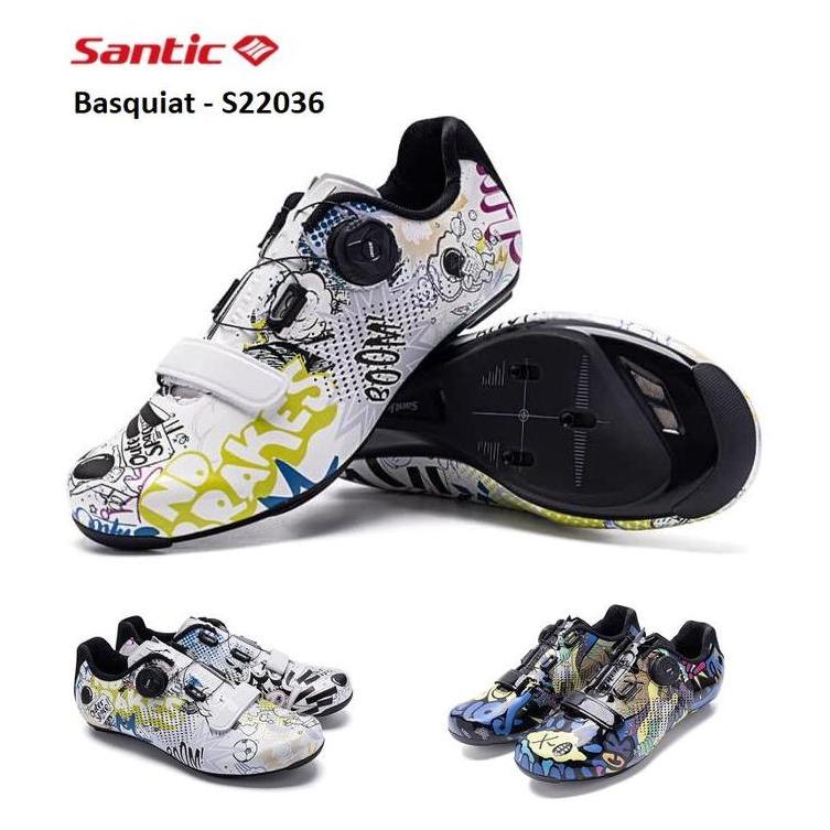 Sepatu Sepeda Cleat Santic BASQUIAT S22036 Sepatu Roadbike ORIGINAL