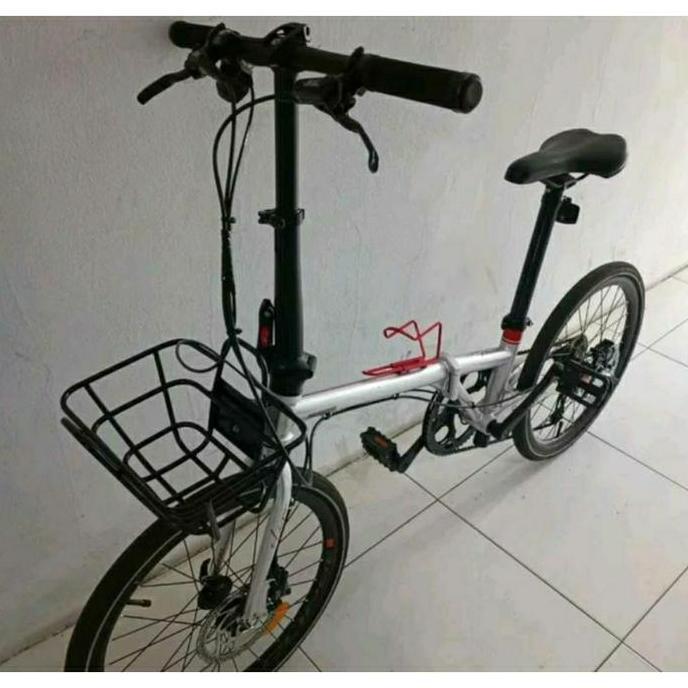 keranjang sepeda lipat frontblok front rack sepeda
