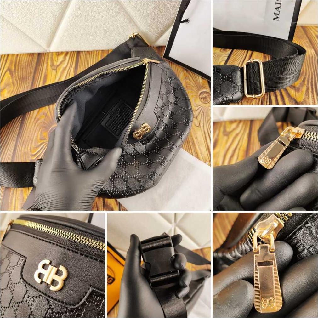 BIG SALE BUMBAG - WAISTBAG WANITA FREE PAPERBAG - TAS PINGGANG WANITA IMPORT FREE PAPERBAG 191578