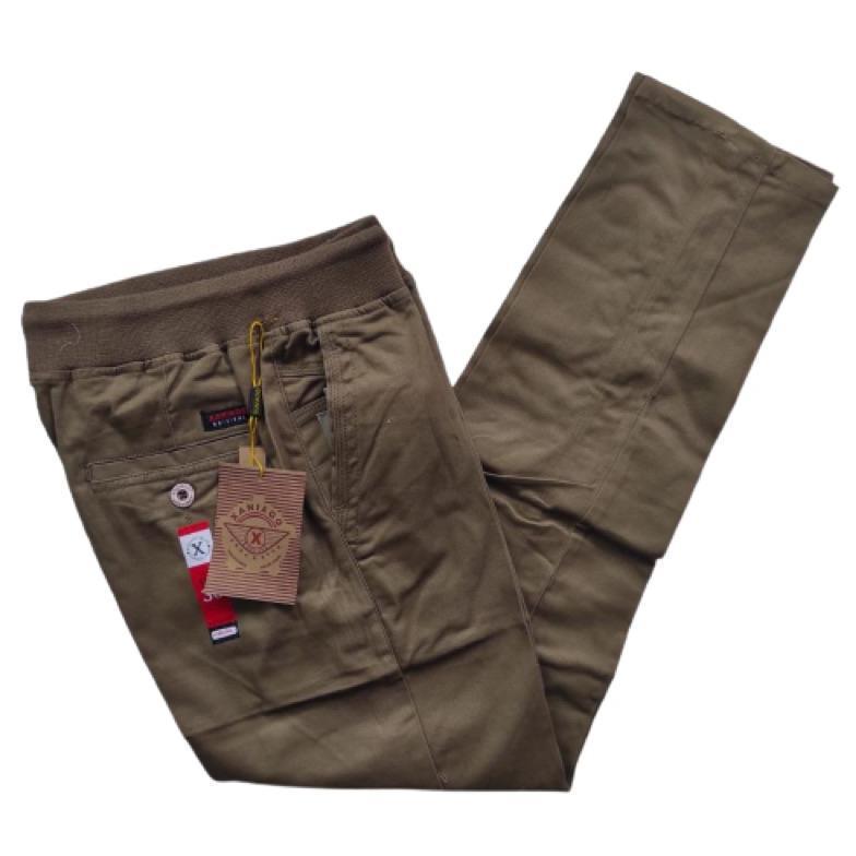 HOT CELANA PANJANG CHINOS PRIA PINGGANG KARET ORIGINAL PREMIUM MERK XANIAGO BIGSIZE