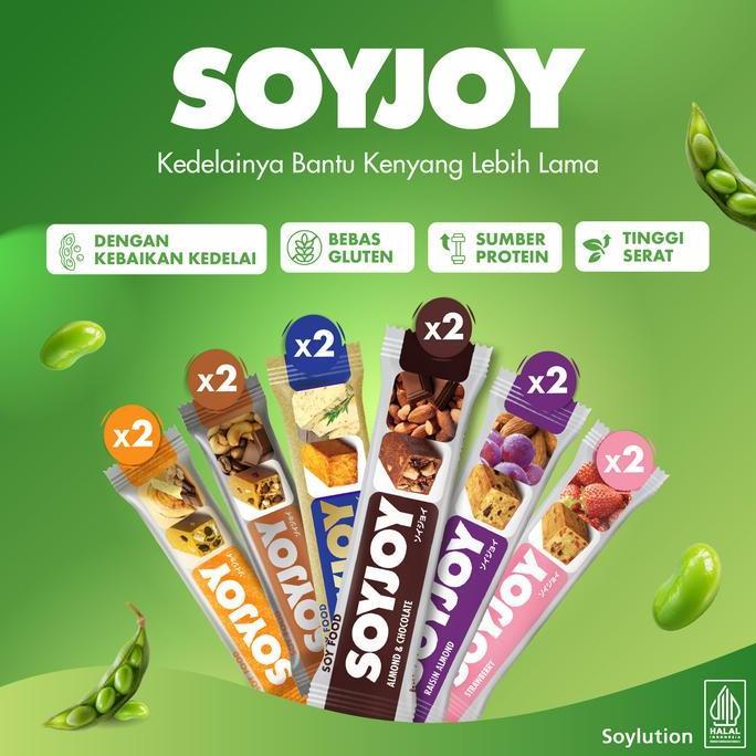 [] SOYJOY Snack Bar Kedelai All Variant - 12 Bar